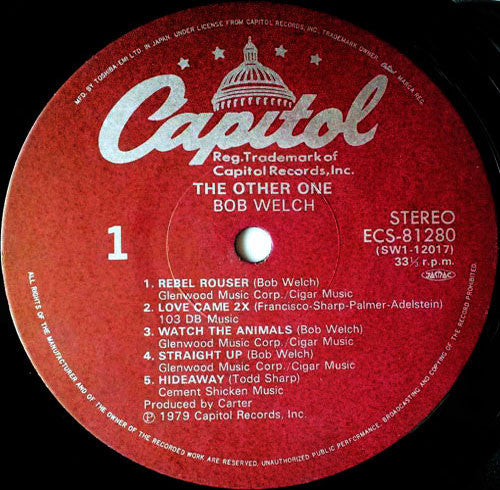 Master Release: The Other One by Bob Welch