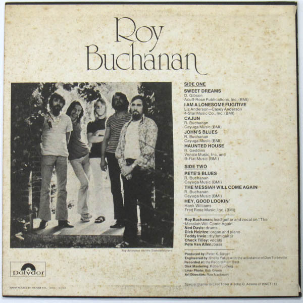 Release: Roy Buchanan-Vinyl-Japan-1974-MP 2388-2788708