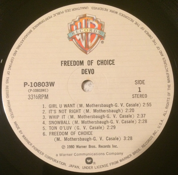 Freedom Of Choice