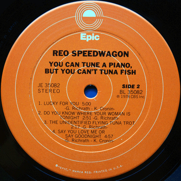 You Can Tune A Piano, But You Can't Tuna Fish