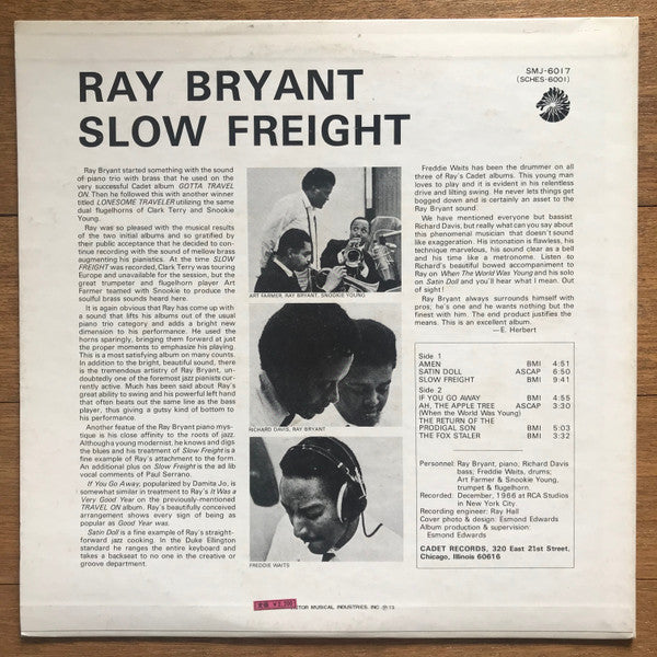 Release: Slow Freight-Vinyl-Japan-1973-SMJ-6017-3113059