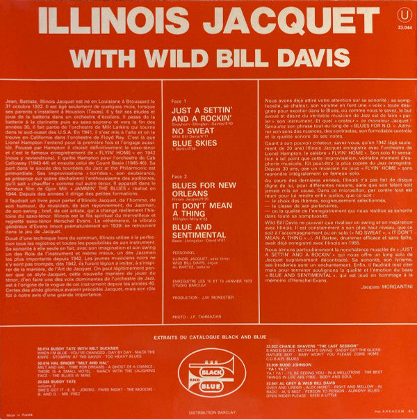 Master Release: Illinois Jacquet With Wild Bill Davis by Illinois Jacquet