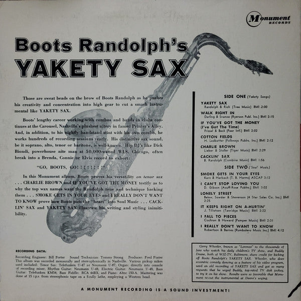 Boots Randolph's Yakety Sax!