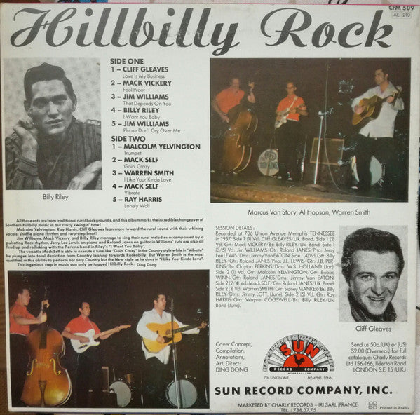 Release: Hillbilly Rock-Vinyl-France-1982-CFM 509-5091895