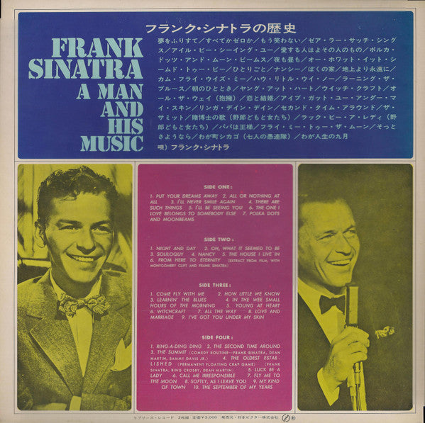 Master Release: A Man And His Music by Frank Sinatra