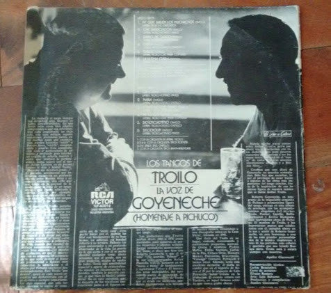 Release: Los Tangos De Troilo La Voz De Goyeneche (Homenaje A Pichuco)-Vinyl-Argentina-1983-TLP-40016-9738985