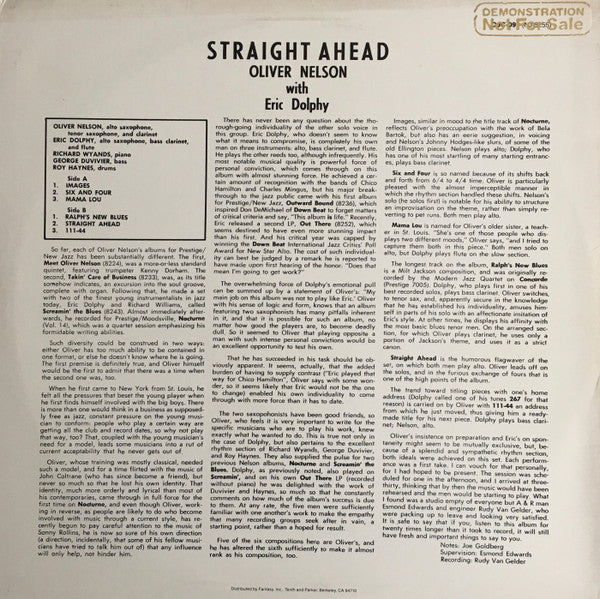 Release: Straight Ahead-Vinyl-US-1984-OJC-099, NJ-8255, NJ-8255-2013375