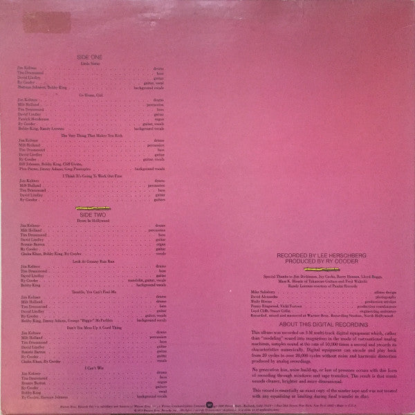 Release: Bop Till You Drop-Vinyl-US-None-BSK 3358-9511276