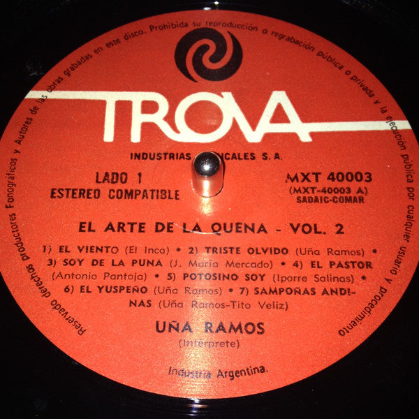 Release: El Arte De La Quena Vol. 2-Vinyl-Argentina-1971-MXT 40003-9059622