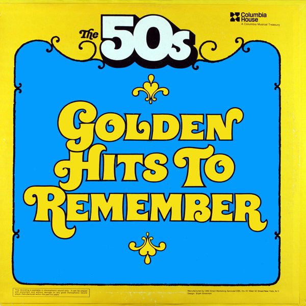 Release: The 50s Greatest Love Songs / The 50s Golden Hits To Remember-Vinyl-US-None-P2S 5514, P2S 5514-5822297