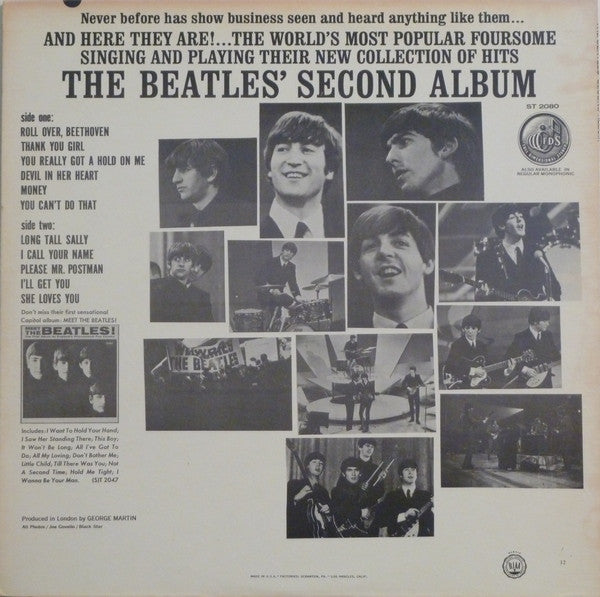 Release: The Beatles' Second Album-Vinyl-US-1975-ST 2080, ST 2080, ST-2080, ST-2080-2040098