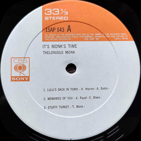It's Monk's Time