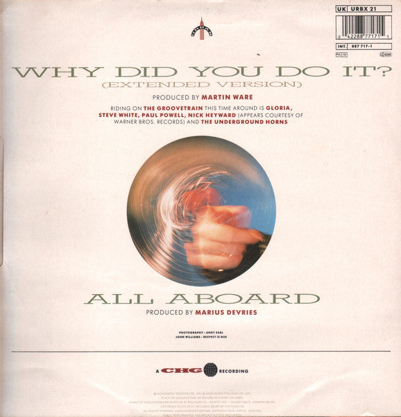 Release: Why Did You Do It?-Vinyl-UK-1988-URBX 21, (887 717-1)-1278159