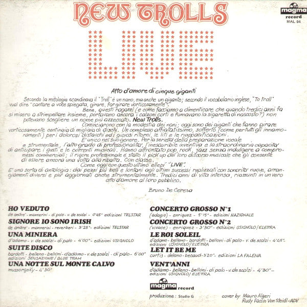 Release: Live-Vinyl-Italy-1976-MAL 04-4379894