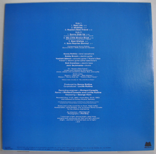 Release: Reel Life-Vinyl-Japan-1982-VIJ-6391-7202984