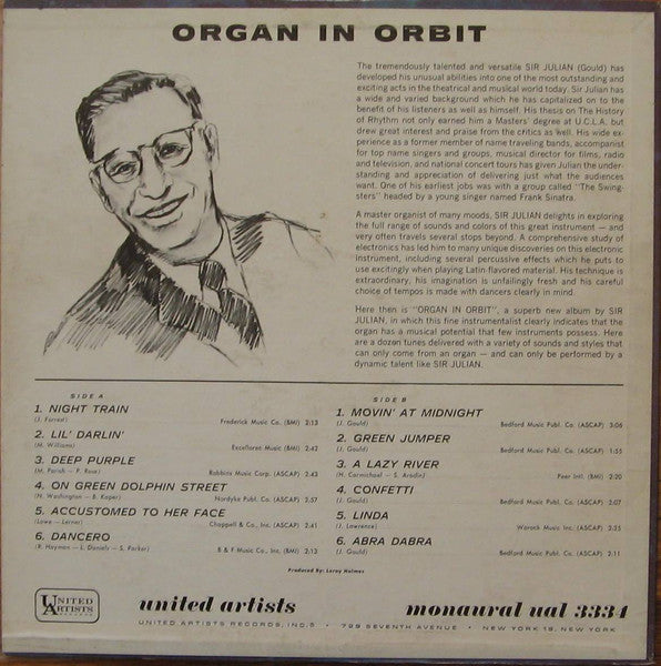 Master Release: Organ In Orbit by Sir Julian