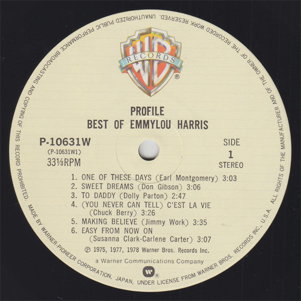 Profile / Best Of Emmylou Harris
