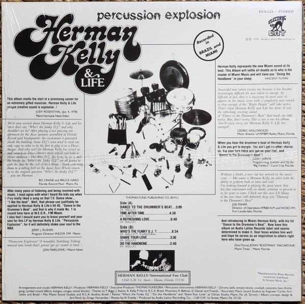 Master Release: Percussion Explosion! by Herman Kelly & Life