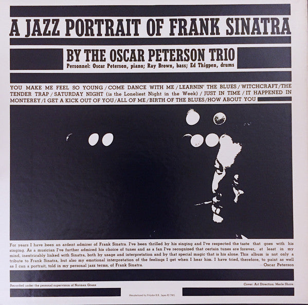 Release: A Jazz Portrait Of Frank Sinatra-Vinyl-Japan-1979-MV 2109-7098702