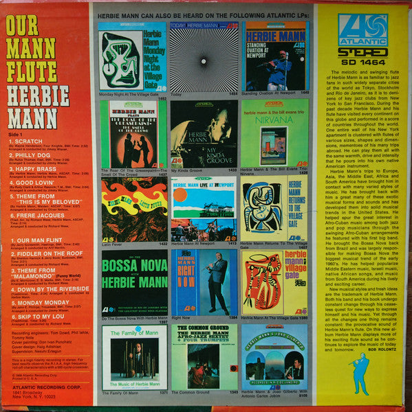 Master Release: Our Mann Flute by Herbie Mann