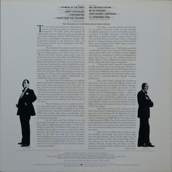 Release: An Evening With Two Grand Pianos-Vinyl-US-1979-LD 1079-1126314