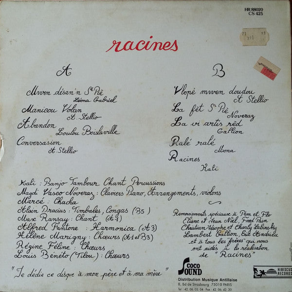 Master Release: Racines by Kali (4)