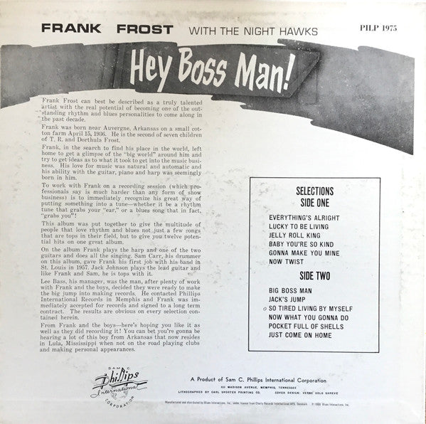 Release: Hey Boss Man!-Vinyl-Japan-1988-PILP 1975, PLP-360, PLP-360-3455477
