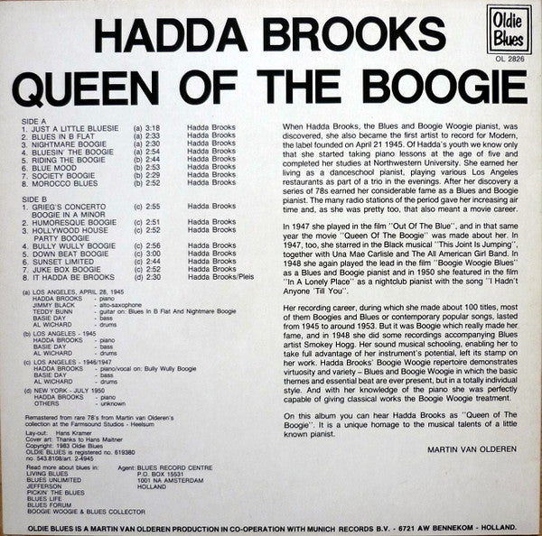 Queen Of The Boogie