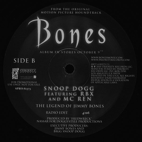 Release: The Ballad Of Jimmy Bones-Vinyl-US-2001-SPRO-81573, 0872 4 81573 2 1-1664902