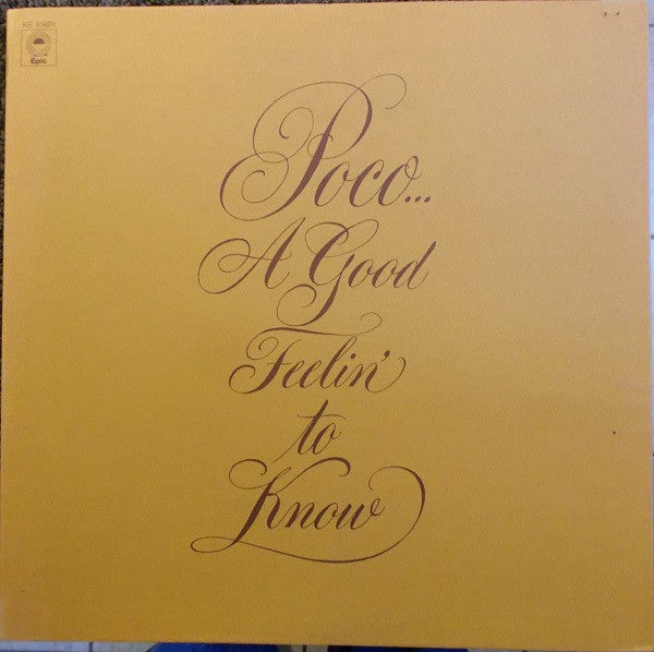 Master Release: A Good Feelin' To Know by Poco (3)
