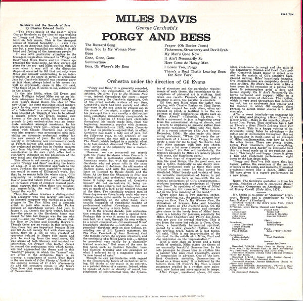 Release: Porgy And Bess-Vinyl-Japan-1977-25AP 754-7311968