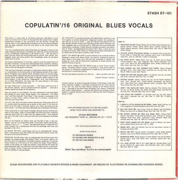Master Release: Copulatin' Blues by Various