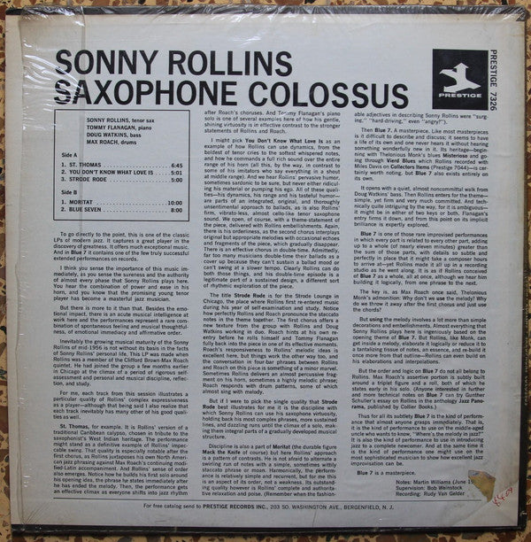 Saxophone Colossus