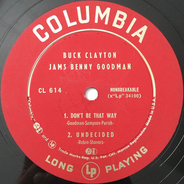 Buck Clayton Jams Benny Goodman