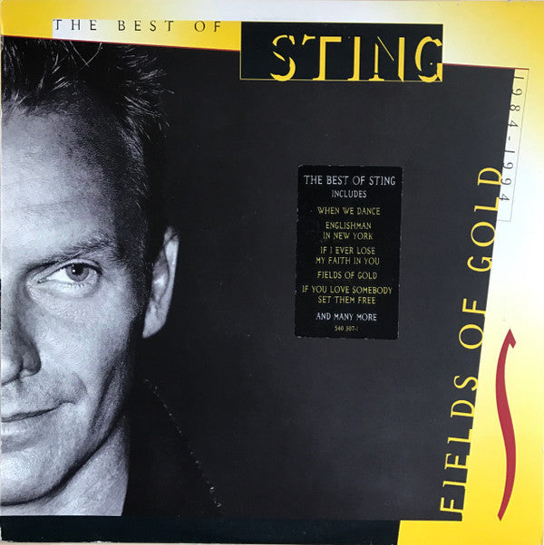 Release: Fields Of Gold: The Best Of Sting 1984 - 1994-Vinyl-UK-1994-540 307-1-4140197