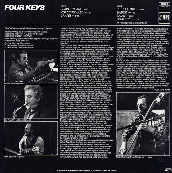 Release: Four Keys-Vinyl-Germany-1979-0068.241-3203502
