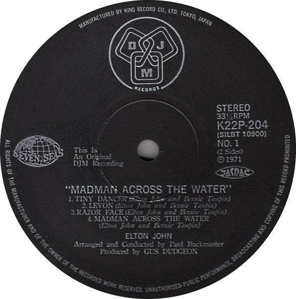 Madman Across The Water
