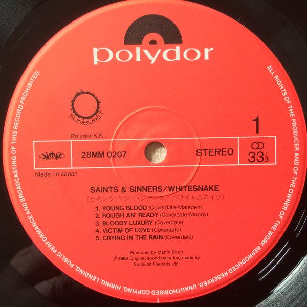 Saints & Sinners