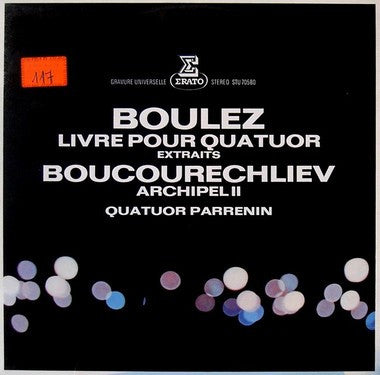 Release: Livre Pour Quatuor (Extraits) / Archipel II-Vinyl-France-1970-STU 70580-6580719