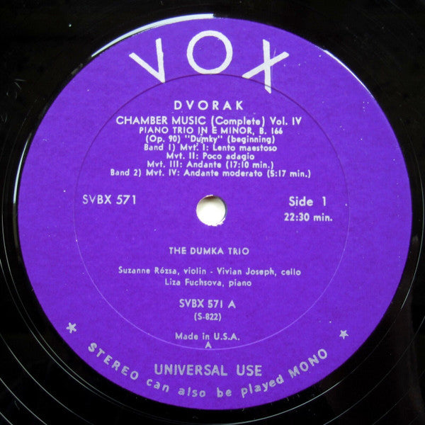 Release: Chamber Music Vol. IV-Vinyl-US-None-SVBX, SVBX 571-7483383