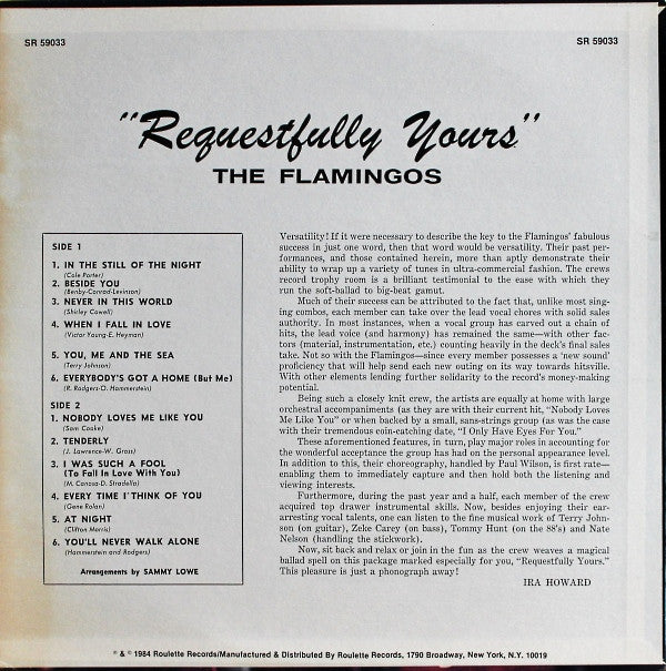 Release: Requestfully Yours-Vinyl-US-1984-SR 59033-6854126