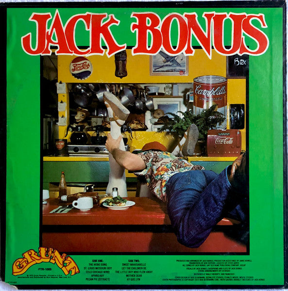 Release: Jack Bonus-Vinyl-US-1972-FTR-1005-2281379