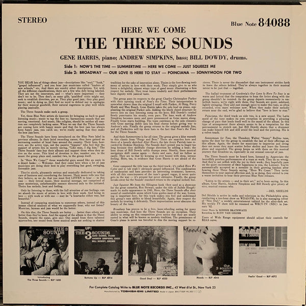 Master Release: Here We Come by The Three Sounds