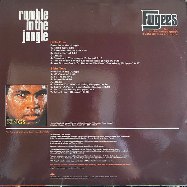 Release: Rumble In The Jungle-Vinyl-US-1996-MELP 125-1624068