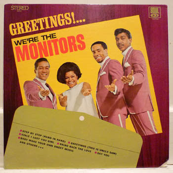 Release: Greetings!... We're The Monitors-Vinyl-US-1968-SS714, SS 714-2129574