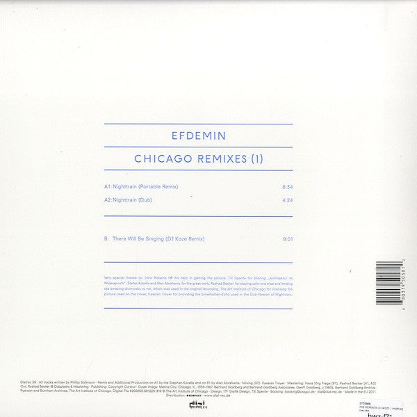 Release: Chicago Remixes (1)-Vinyl-Germany-2011-dialrec 56-2719642