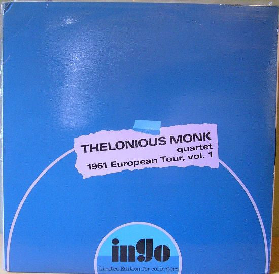 Master Release: Live In Bern 1961 by The Thelonious Monk Quartet