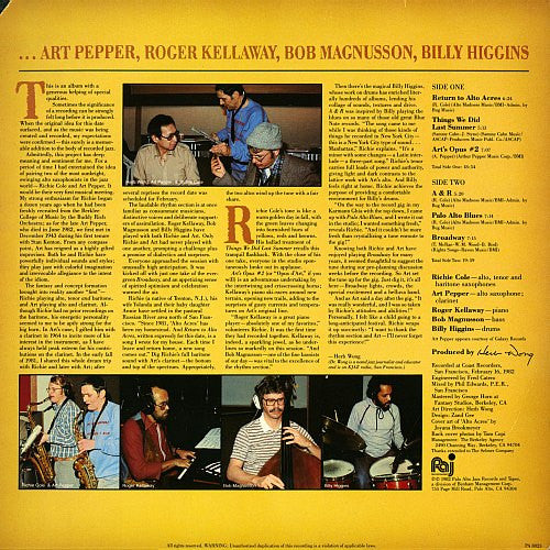 Release: Return To Alto Acres-Vinyl-US-1982-PA 8023-1846735