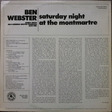 Release: Saturday Night At The Montmartre-Vinyl-Netherlands-1974-BLP 30155-2752070