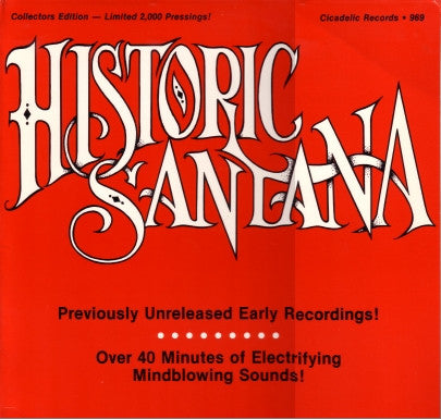 Master Release: Historic Santana by Santana